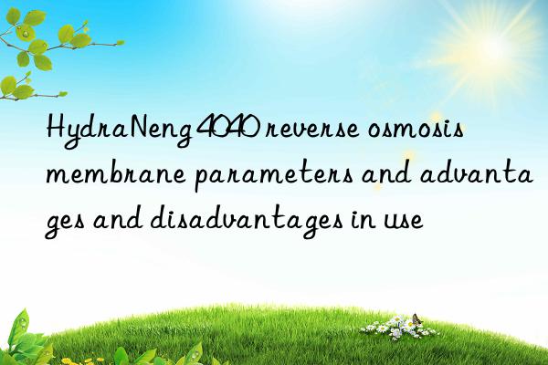 HydraNeng 4040 reverse osmosis membrane parameters and advantages and disadvantages in use