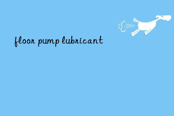 floor pump lubricant