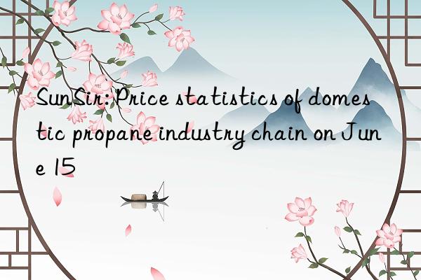 SunSir: Price statistics of domestic propane industry chain on June 15