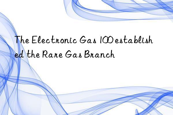 The Electronic Gas 100 established the Rare Gas Branch