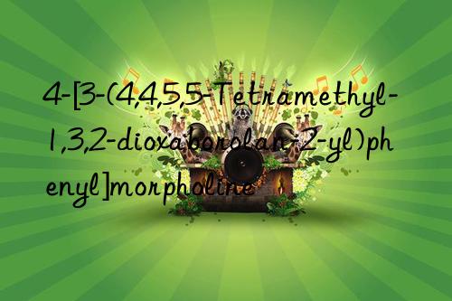 4-[3-(4,4,5,5-Tetramethyl-1,3,2-dioxaborolan-2-yl)phenyl]morpholine