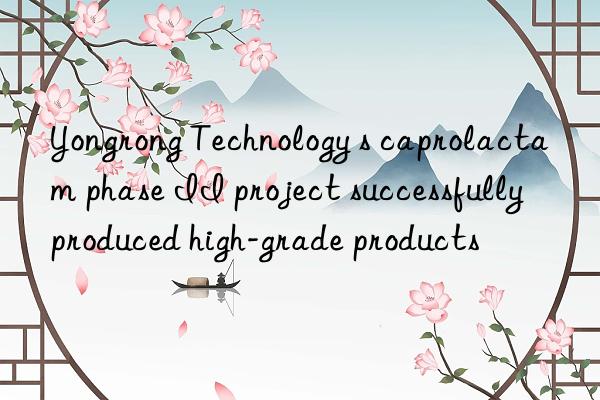 Yongrong Technology s caprolactam phase II project successfully produced high-grade products