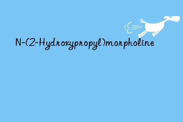 N-(2-Hydroxypropyl)morpholine