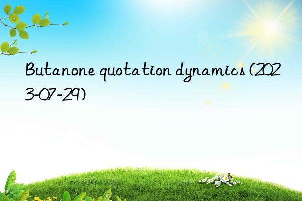 Butanone quotation dynamics (2023-07-29)