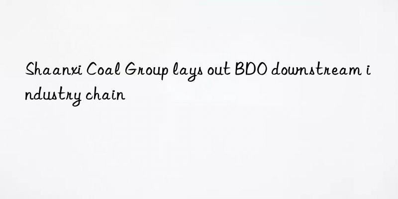 Shaanxi Coal Group lays out BDO downstream industry chain