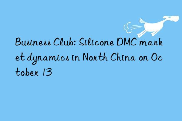 Business Club: Silicone DMC market dynamics in North China on October 13