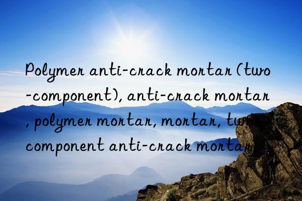 Polymer anti-crack mortar (two-component), anti-crack mortar, polymer mortar, mortar, two-component anti-crack mortar