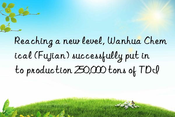 Reaching a new level, Wanhua Chemical (Fujian) successfully put into production 250,000 tons of TDI