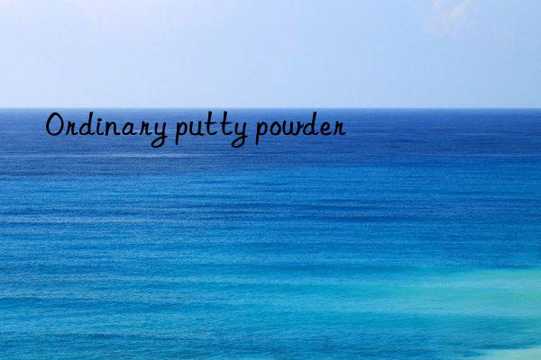 Ordinary putty powder