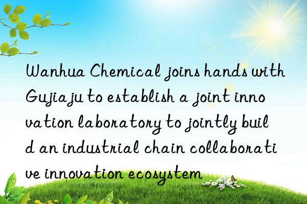 Wanhua Chemical joins hands with Gujiaju to establish a joint innovation laboratory to jointly build an industrial chain collaborative innovation ecosystem