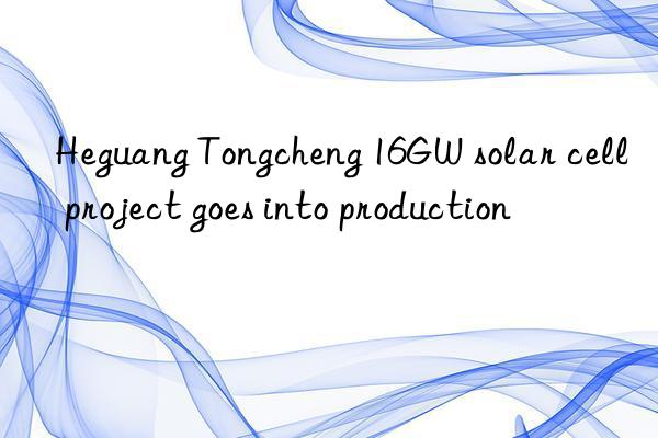 Heguang Tongcheng 16GW solar cell project goes into production