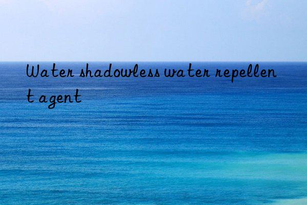 Water shadowless water repellent agent