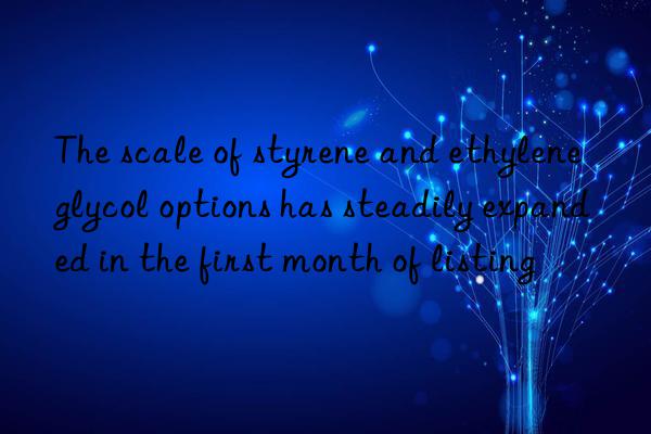 The scale of styrene and ethylene glycol options has steadily expanded in the first month of listing