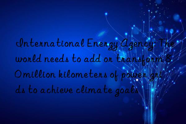 International Energy Agency: The world needs to add or transform 80 million kilometers of power grids to achieve climate goals