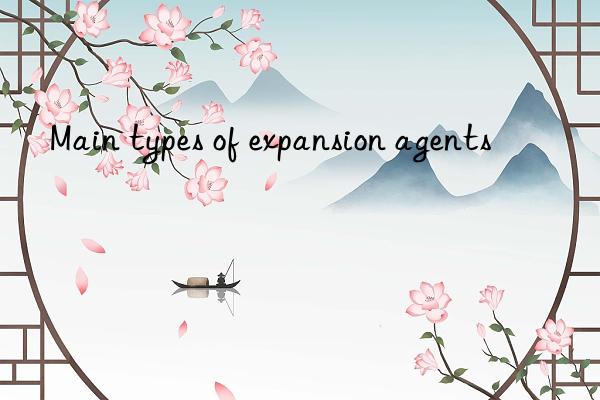 Main types of expansion agents