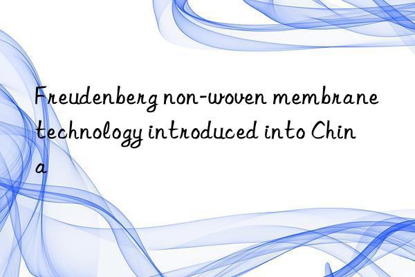 Freudenberg non-woven membrane technology introduced into China