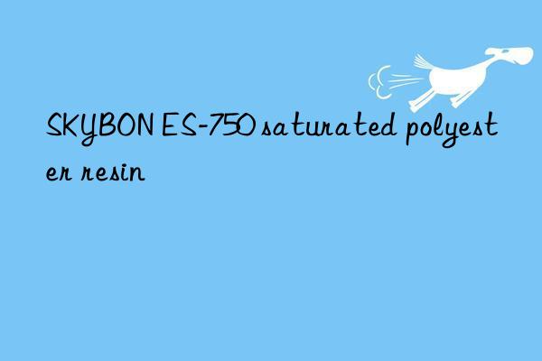 SKYBON ES-750 saturated polyester resin