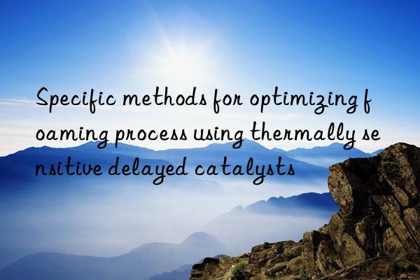 Specific methods for optimizing foaming process using thermally sensitive delayed catalysts