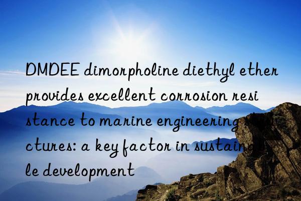 DMDEE dimorpholine diethyl ether provides excellent corrosion resistance to marine engineering structures: a key factor in sustainable development