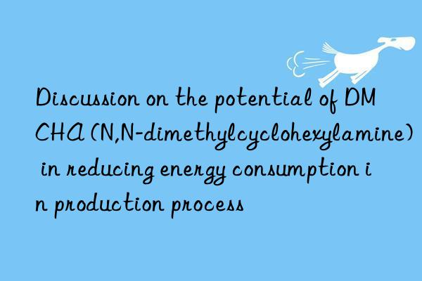 Discussion on the potential of DMCHA (N,N-dimethylcyclohexylamine) in reducing energy consumption in production process