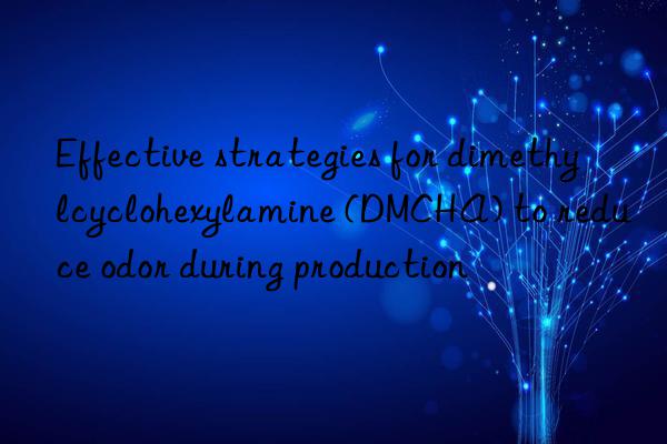 Effective strategies for dimethylcyclohexylamine (DMCHA) to reduce odor during production