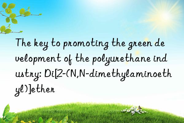 The key to promoting the green development of the polyurethane industry: Di[2-(N,N-dimethylaminoethyl)]ether