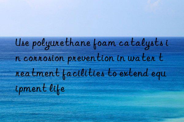 Use polyurethane foam catalysts in corrosion prevention in water treatment facilities to extend equipment life