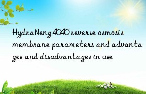 HydraNeng 4040 reverse osmosis membrane parameters and advantages and disadvantages in use