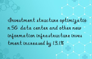 Investment structure optimization 5G  data center and other new information infrastructure investment increased by 13.1%