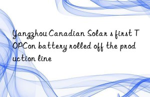 Yangzhou Canadian Solar s first TOPCon battery rolled off the production line