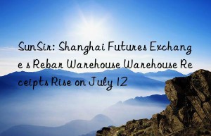 SunSir: Shanghai Futures Exchange s Rebar Warehouse Warehouse Receipts Rise on July 12