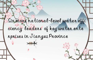 Six more national-level water efficiency  leaders  of key water enterprises in Jiangsu Province