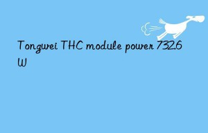 Tongwei THC module power 732.6W