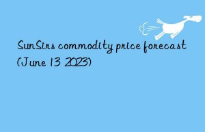 SunSirs commodity price forecast (June 13  2023)