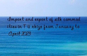 Import and export of silk commodities in Türkiye from January to April 2023