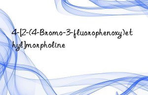 4-[2-(4-Bromo-3-fluorophenoxy)ethyl]morpholine