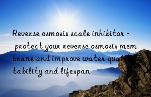 Reverse osmosis scale inhibitor – protect your reverse osmosis membrane and improve water quality stability and lifespan