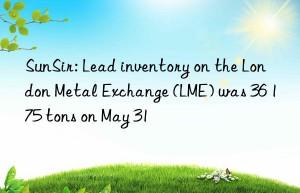 SunSir: Lead inventory on the London Metal Exchange (LME) was 36 175 tons on May 31