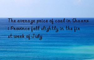 The average price of coal in Shaanxi Province fell slightly in the first week of July