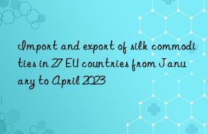 Import and export of silk commodities in 27 EU countries from January to April 2023