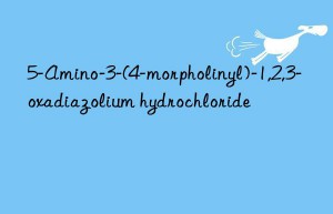 5-Amino-3-(4-morpholinyl)-1,2,3-oxadiazolium hydrochloride