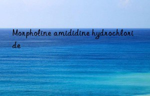 Morpholine amididine hydrochloride