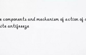 The components and mechanism of action of composite antifreeze