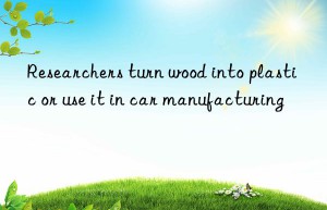 Researchers turn wood into plastic or use it in car manufacturing