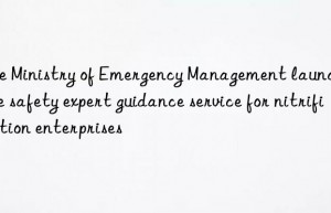 The Ministry of Emergency Management launched the safety expert guidance service for nitrification enterprises