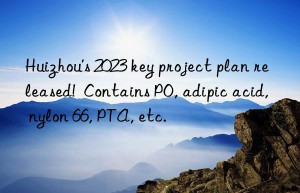 Huizhou’s 2023 key project plan released!  Contains PO, adipic acid, nylon 66, PTA, etc.