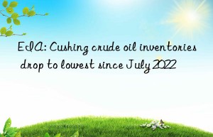 EIA: Cushing crude oil inventories drop to lowest since July 2022