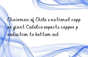 Chairman of Chile s national copper giant Codelco expects copper production to bottom out