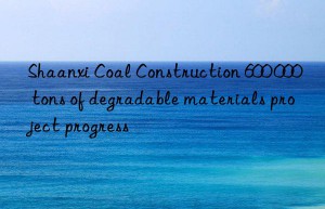 Shaanxi Coal Construction 600 000 tons of degradable materials project progress