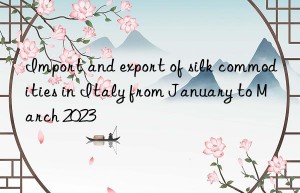 Import and export of silk commodities in Italy from January to March 2023